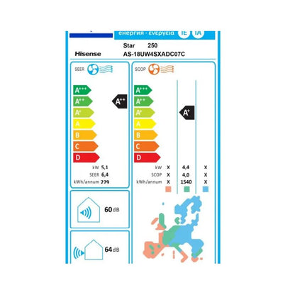 מזגן עילי הייסנס סטאר אינוורטר 250 Hisense star inverter