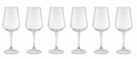 שישיית כוסות יין 435 מ"ל