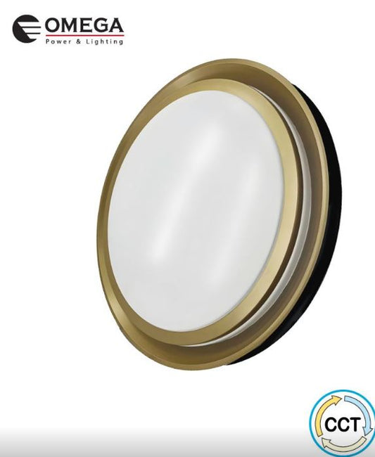 פלפון חכם PIERO קוטר 50 סמ CCT 60W שחור+זהב