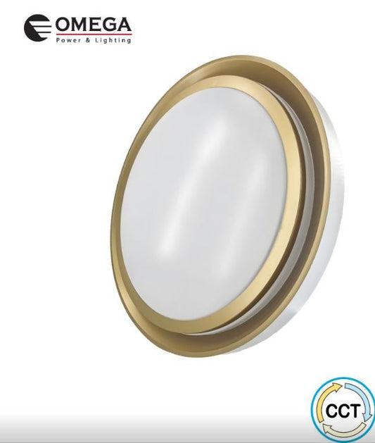 פלפון חכם PIERO קוטר 50 סמ CCT 60W לבן+זהב