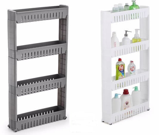 עגלת שירות צרה 4 קומות