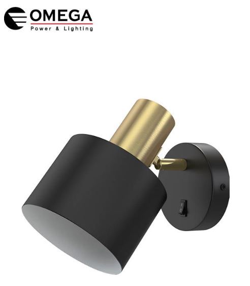 מנורת רצפה/עמידה גולן E27 שחור+זהב