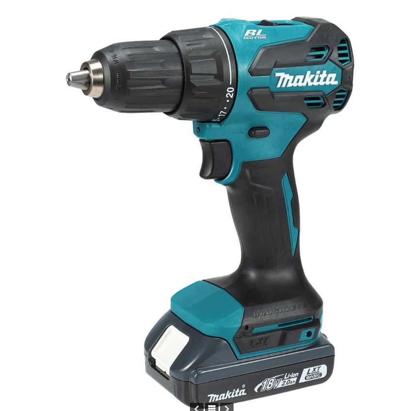 מברגה מקדחה רוטטת 18V נטענת 13 מ"מ + מארז ביטים מתנה