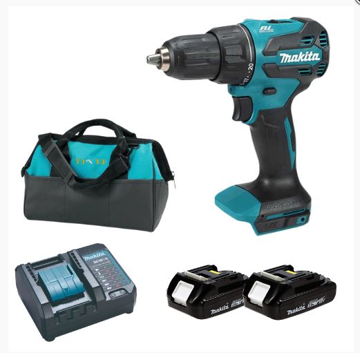 מברגה מקדחה רוטטת 18V נטענת 13 מ"מ + מארז ביטים מתנה