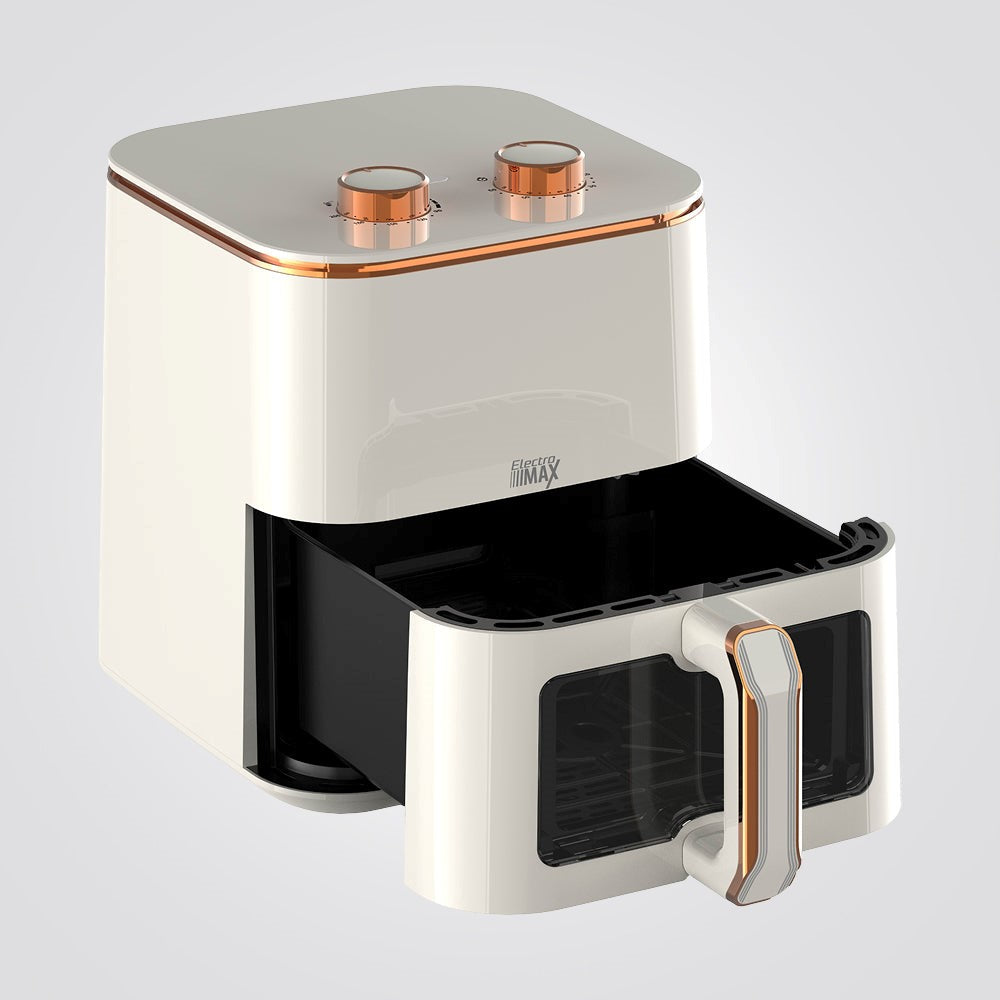 סיר טיגון אוויר ‏ללא שמן 5 ליטר לבן דגם H-14003