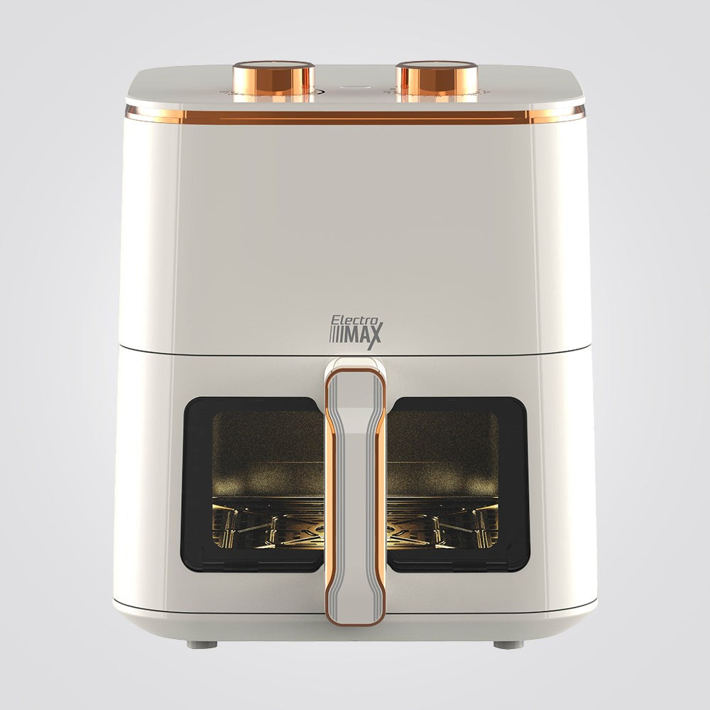 סיר טיגון אוויר ‏ללא שמן 5 ליטר לבן דגם H-14003