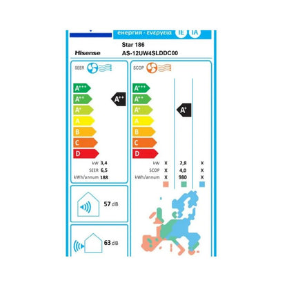 מזגן עילי הייסנס סטאר אינוורטר 186 Hisense star inverter