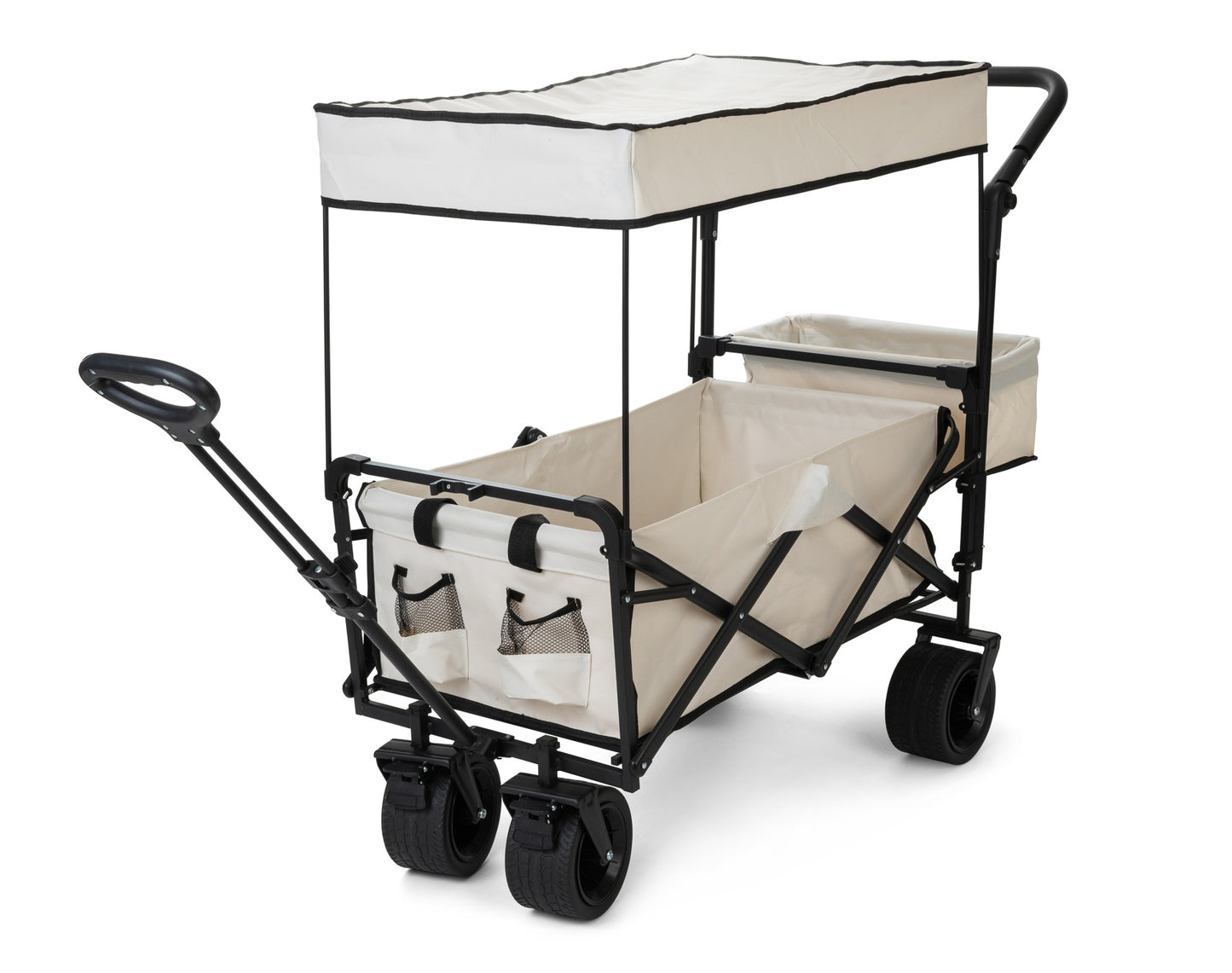 עגלת קמפינג מתקפלת מחוזקת עם גגון דגם נחל