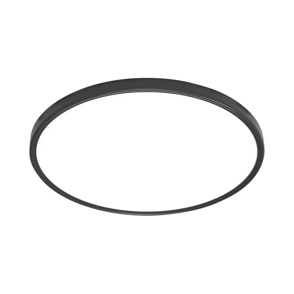 פאנל על הטיח שחור קוטר 50 ס"מ CLOCK 36W CCT