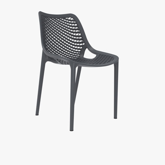 כסא פלסטיק PRIDE שחור