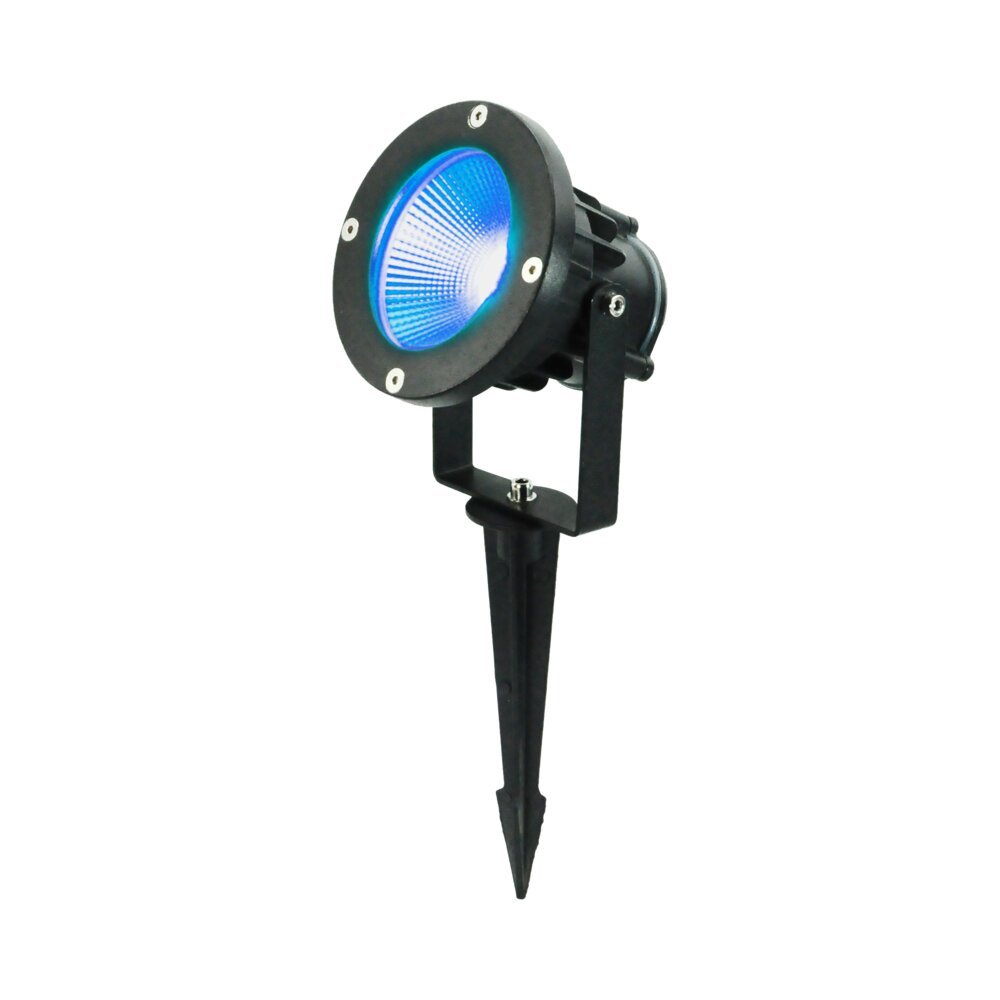 דוקרן גינה 12-24V 8W IP65 אורך כבל 1.5 מטר אור כחול