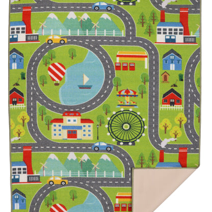 שטיח ילדים כבישים 183*133 ס"מ