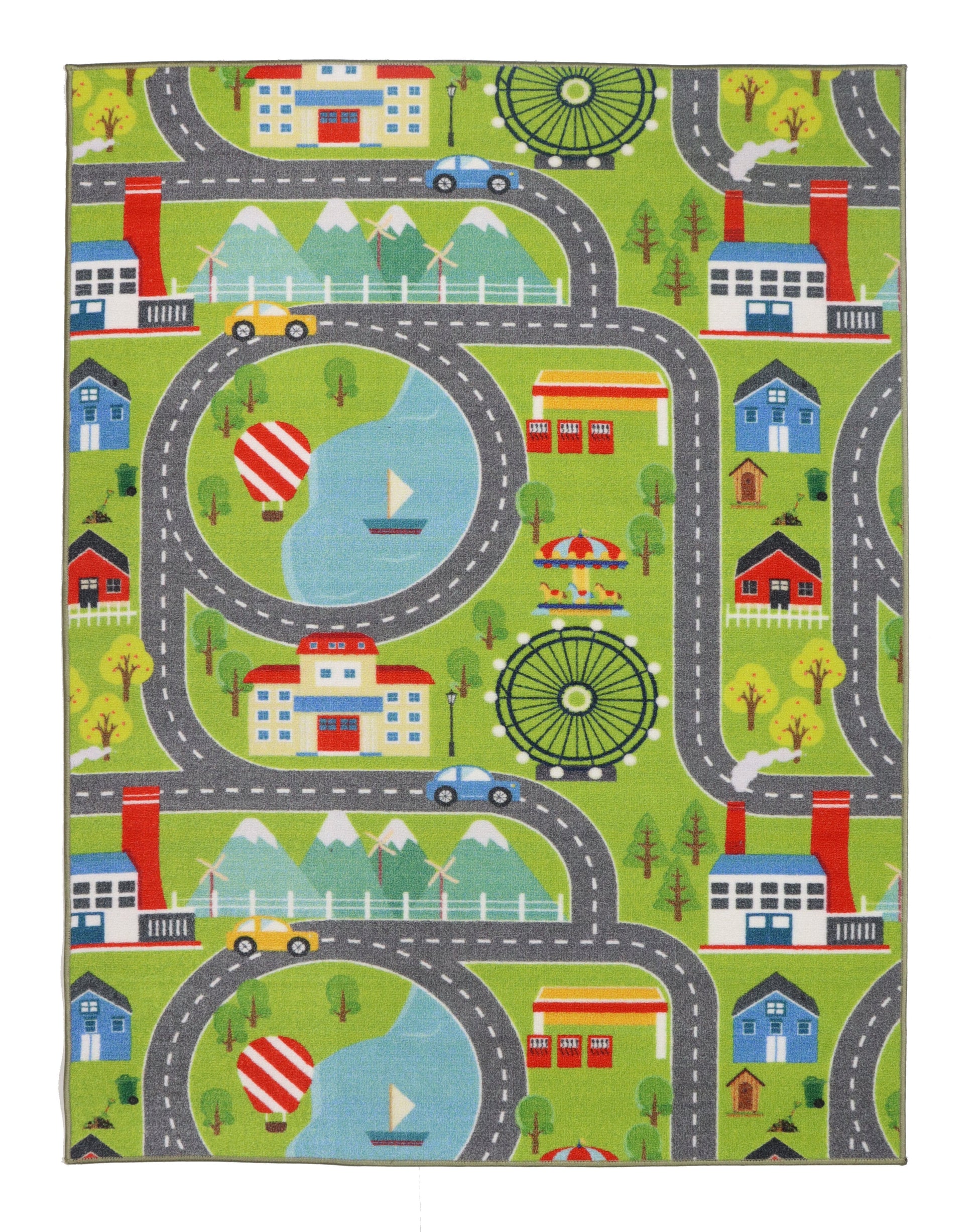 שטיח ילדים כבישים 183*133 ס"מ