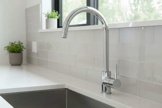 ברז ברבור מנירוסטה - כרום