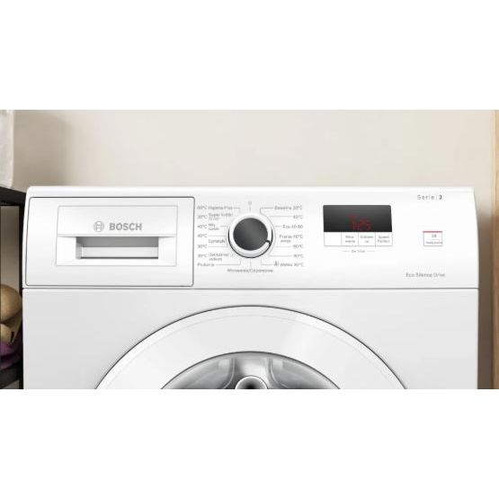 מכונת כביסה 8 ק"ג פתח חזית דגם WGE03201PL של BOSCH