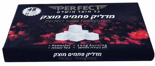 מדליק פחמים מוצק 48 קוביות