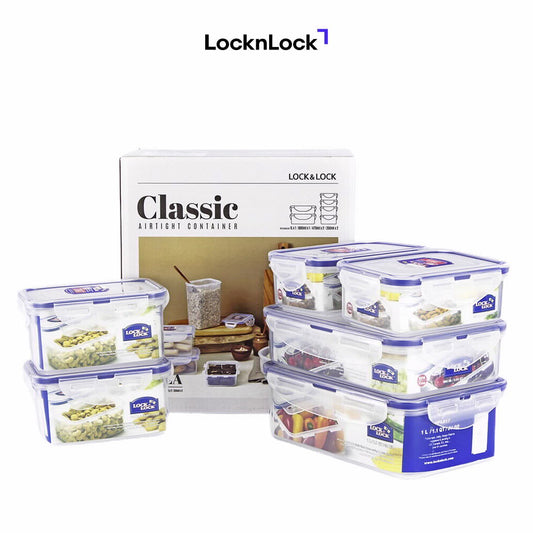 סט 6 קופסאות הרמטיות L&L באריזת מתנה הכולל