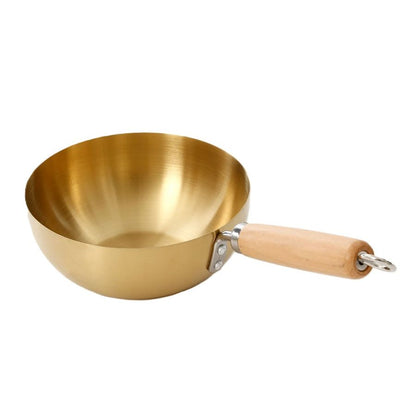 קלחת הגשה נירוסטה קוטר 18 ס״מ זהב Dream Chef