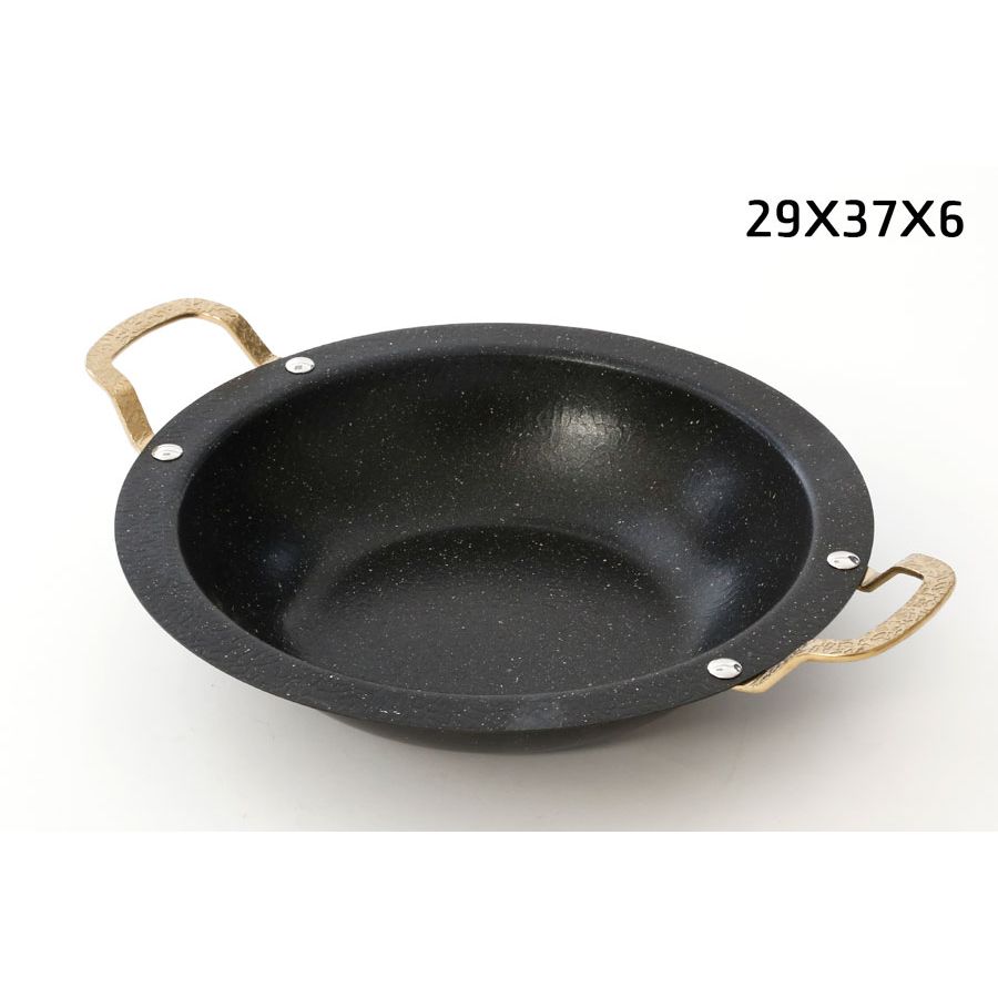 סיר הגשה נירוסטה שחור 29 ס״מ DreamChef