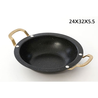 סיר הגשה נירוסטה שחור 24 ס״מ DreamChef