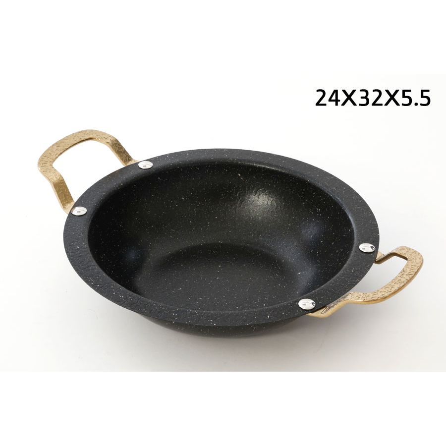 סיר הגשה נירוסטה שחור 24 ס״מ DreamChef