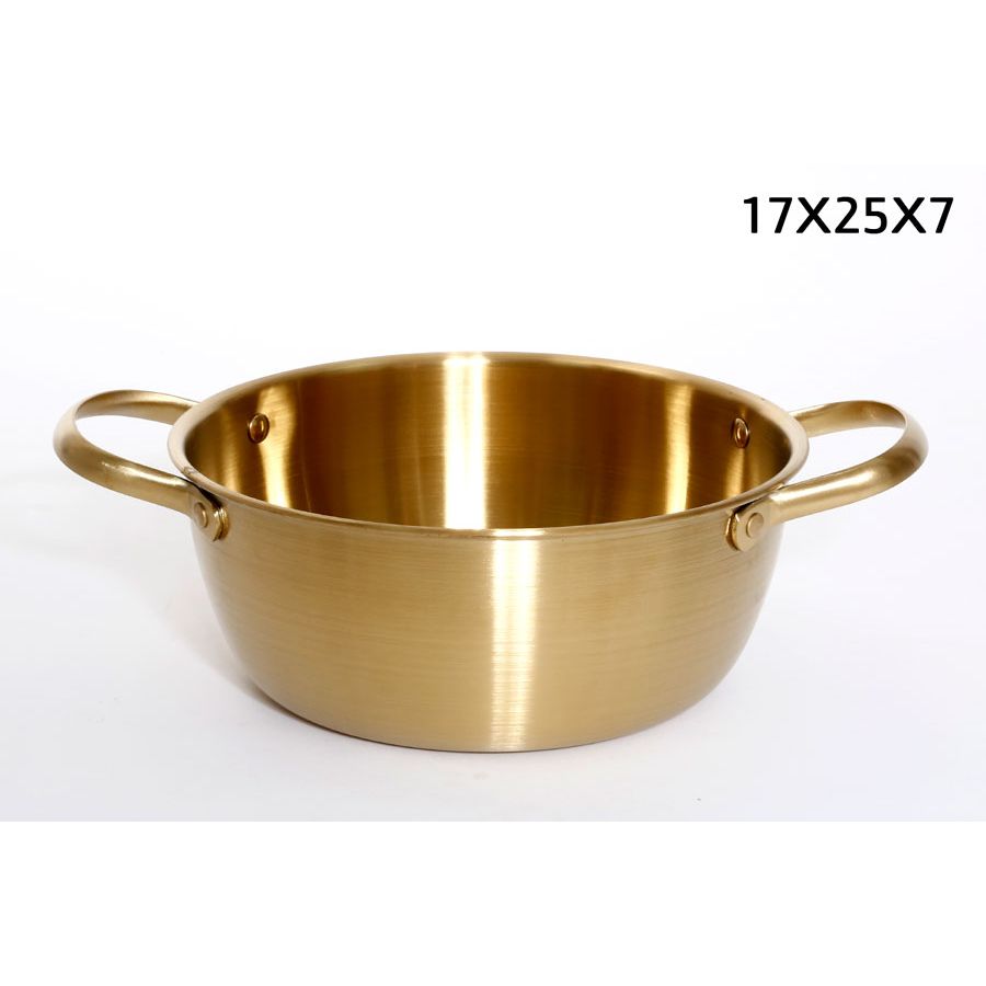 סיר הגשה נירוסטה זהב 17 ס״מ DreamChef