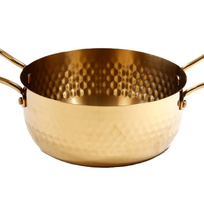 סיר הגשה נירוסטה זהב 28X18X8 DREAM CHEF