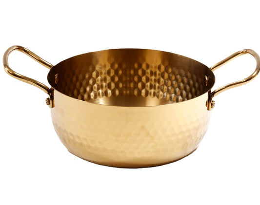 סיר הגשה נירוסטה זהב 28X18X8 DREAM CHEF