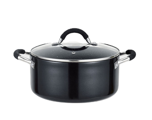 סיר יציקת שיש 1.9 ל׳ קוטר 18 ס״מ שחור-כסף Averest Gold