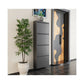 ארון נעליים SlimWall 136 צבע אפור 4 קומות