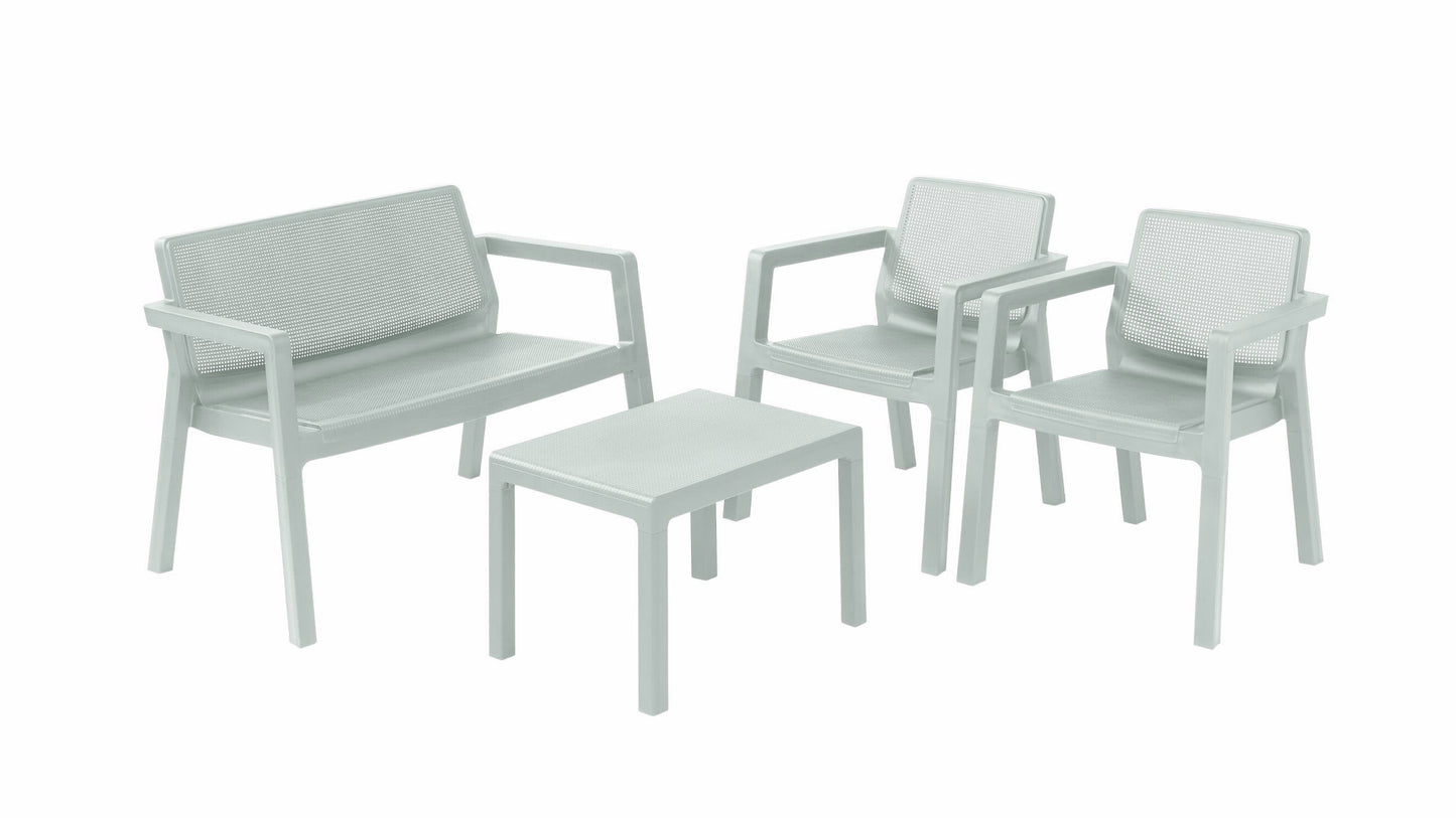 מערכת ישיבה אמילי פלסטיק ירוק