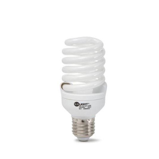 נורת מיני ספירל 25W E27 אור קר