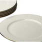 סט 6 צלחות פורצלן 20 ס"מ NEW BONE CHINA