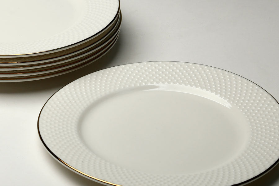 סט 6 צלחות פורצלן 20 ס"מ NEW BONE CHINA