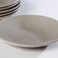 סט צלחות סטון וור 6 חלקים חום