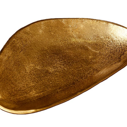 צלחת הגשה 28X19 ס״מ BrassGold