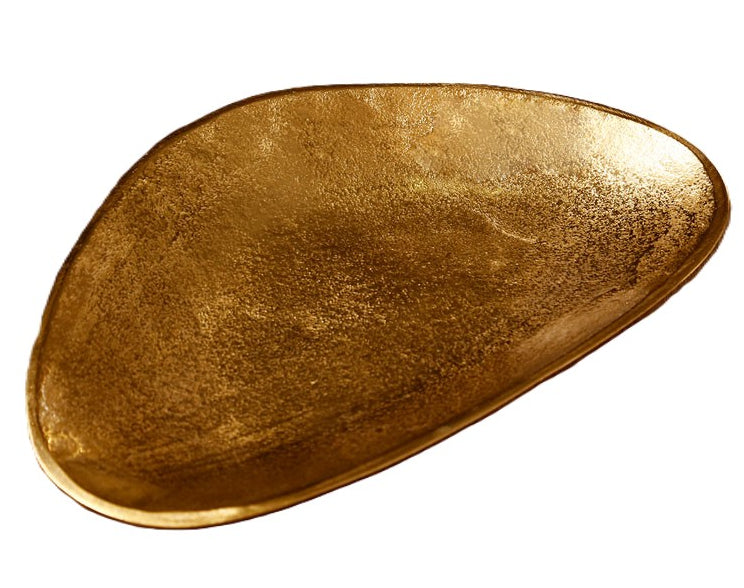 צלחת הגשה 28X19 ס״מ BrassGold
