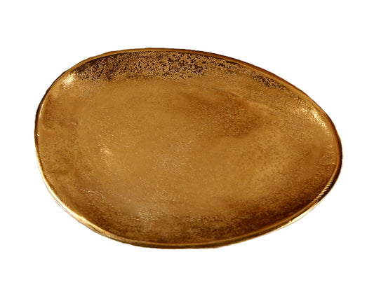 צלחת הגשה 29X25 ס״מ BrassGold
