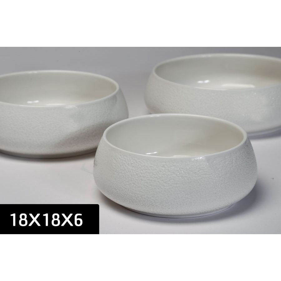 צלחת עמוקה למרק  18X18 ס״מ SPECIAL WHITE
