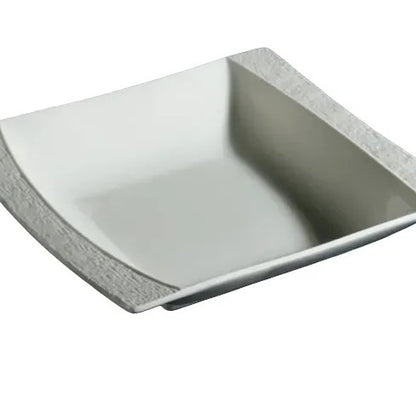 צלחת מנה עמוקה פורצלן 21X20 ס״מ