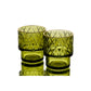 סט 6 כוסות וויסקי 390 מ"ל GREEN GOLD CRYSTALINE