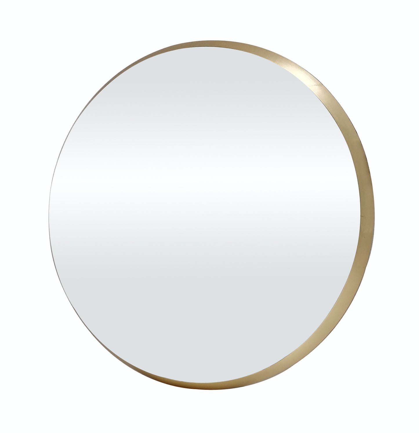 מראה עגולה PlatinumGold בצבע זהב במידות 50X50