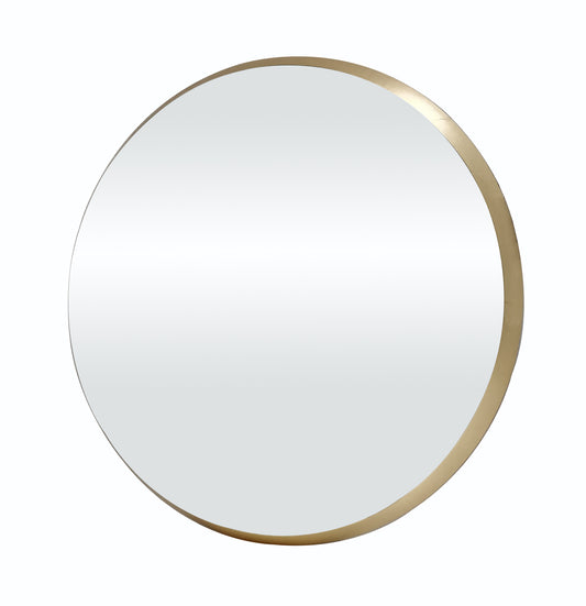 מראה עגולה PlatinumGold בצבע זהב במידות 50X50