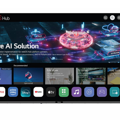 טלוויזיה 75 אינץ 4K smart WEBOS 75QWEB