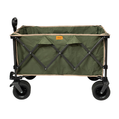 עגלת חוף  JEEP EasyGo PRO  ירוק 180 ליטר