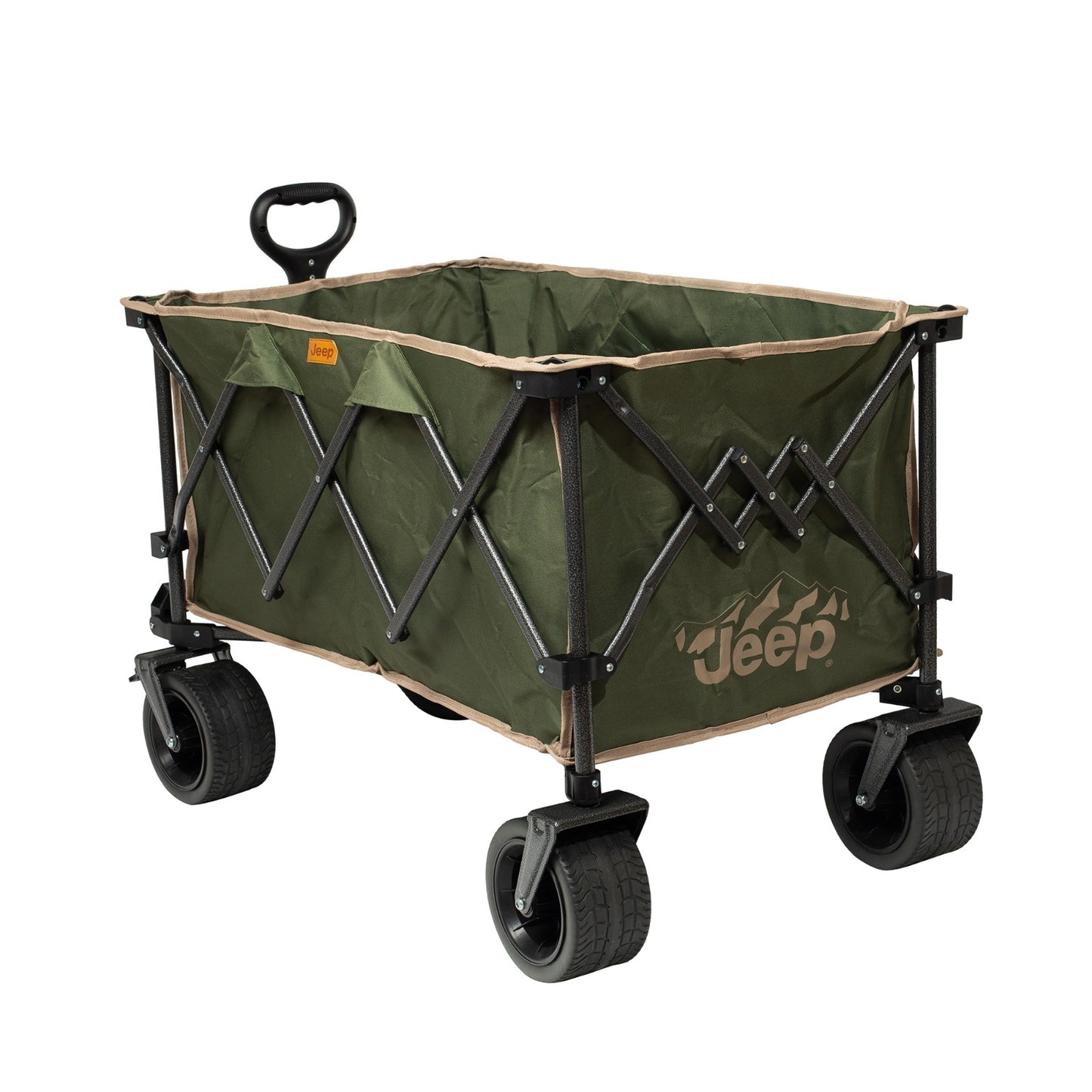 עגלת חוף  JEEP EasyGo PRO  ירוק 180 ליטר