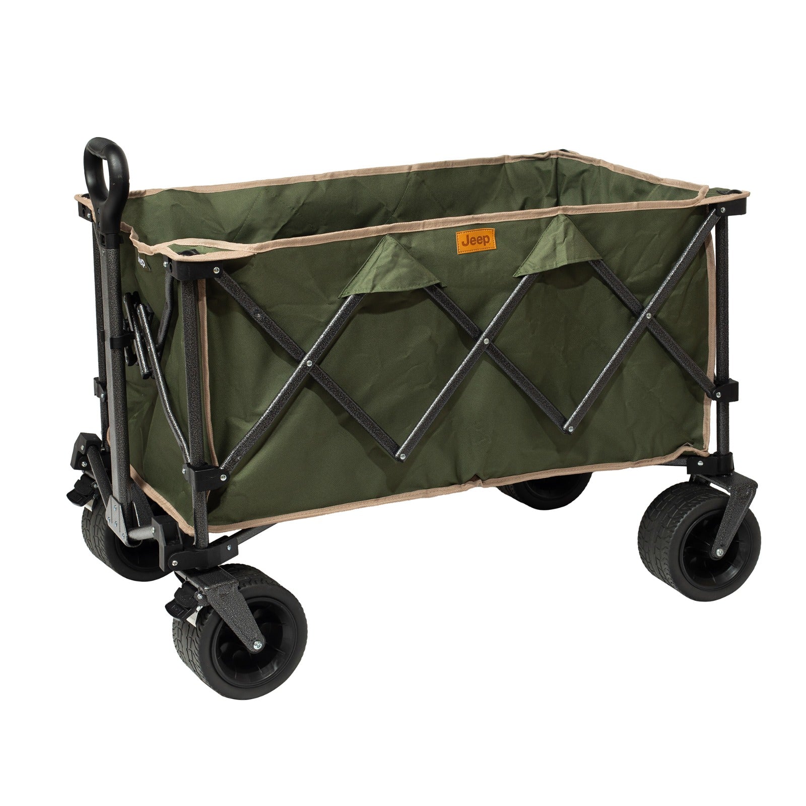 עגלת חוף  JEEP EasyGo PRO  ירוק 180 ליטר