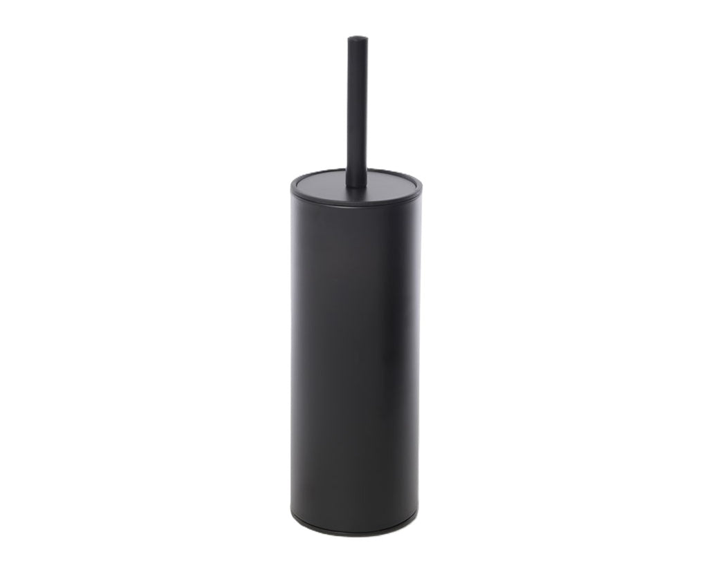 מברשת אסלה שחור מט בקווים מינימליסטיים B-DECOR