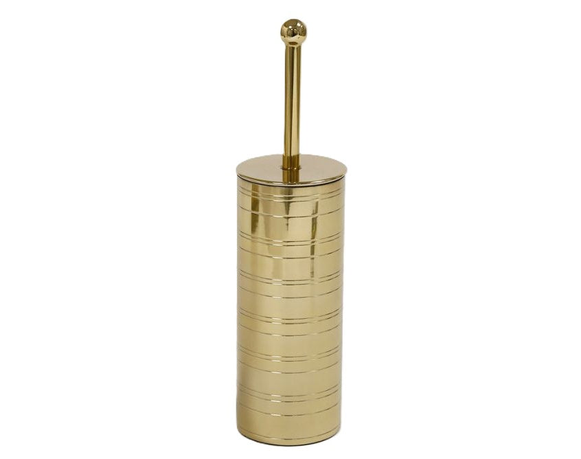 מברשת אסלה מעוצבת בגימור זהב מבריק 40 ס״מ B-DECOR