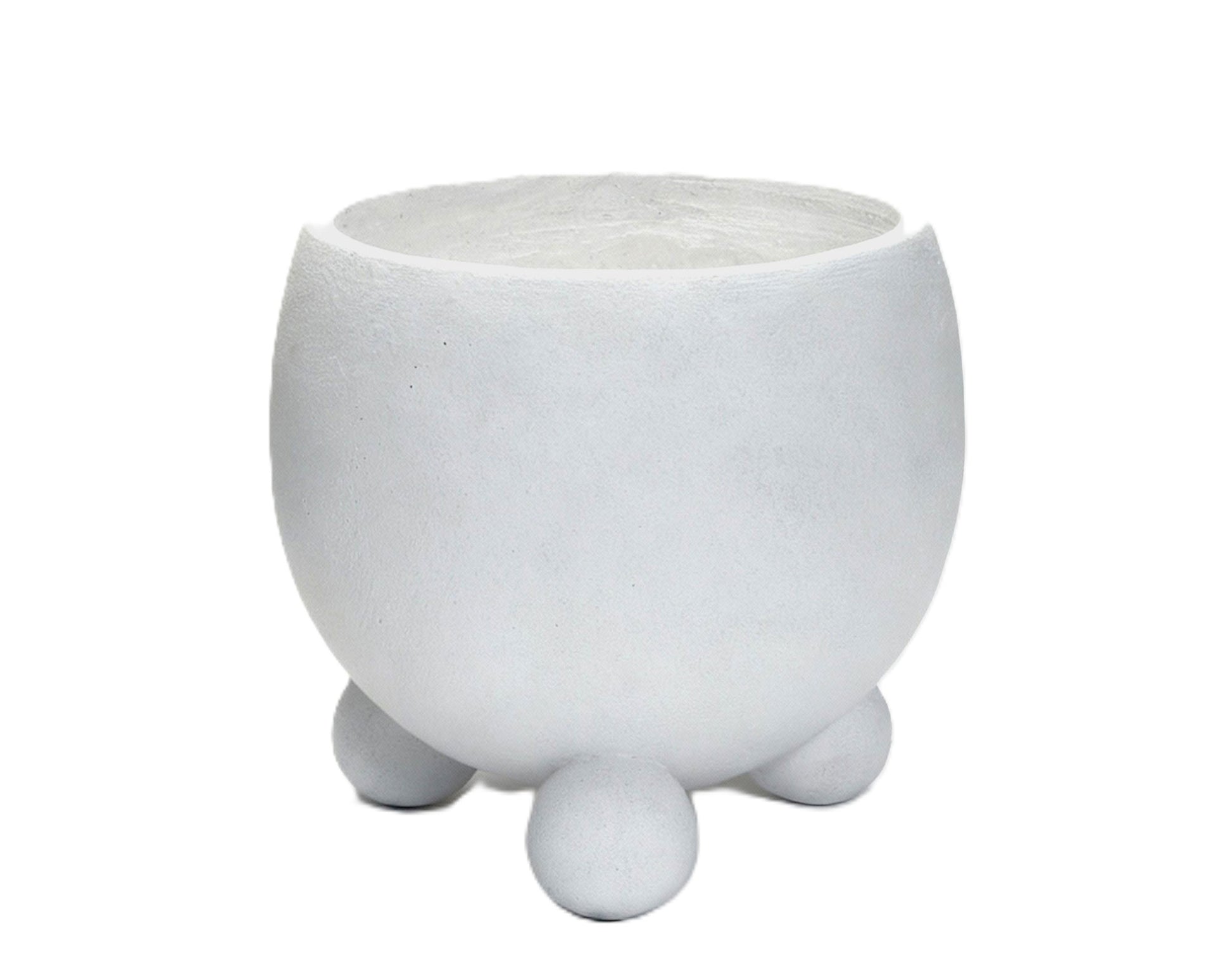 בית עציץ 31X31X28 TROPHY WHITE